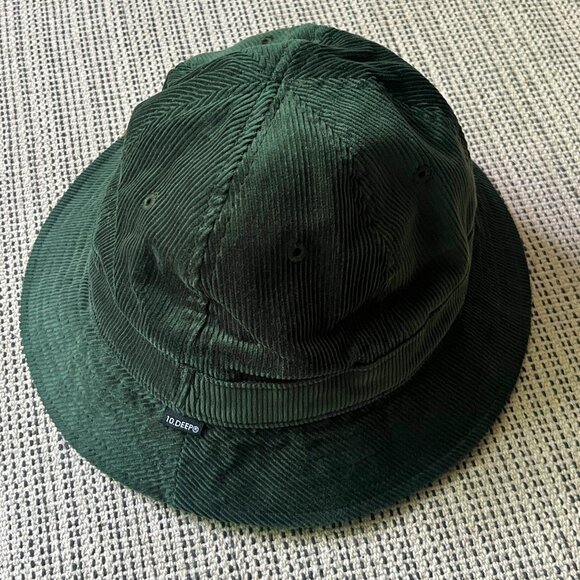 10DEEP Corduroy Green Hat - Picture 3 of 3